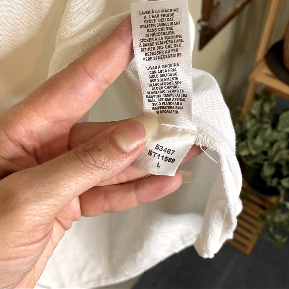 NWT SPLENDID Slub Crosshatch Off the Shoulder Top - Picture 5 of 8